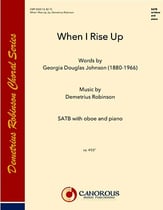 When I Rise Up SATB choral sheet music cover